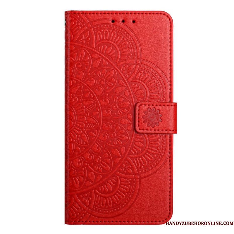 Leren Hoesje Xiaomi Redmi Note 15 Pro Plus 5g Mandala-gravure Bescherming Hoesje