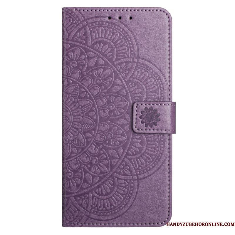 Leren Hoesje Xiaomi Redmi Note 15 Pro Plus 5g Mandala-gravure Bescherming Hoesje