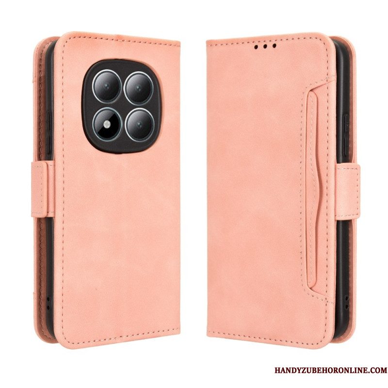Leren Hoesje Xiaomi Redmi Note 15 Pro Plus 5g Meerdere Kaartsleuven Bescherming Hoesje