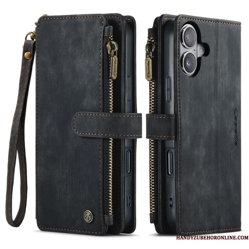 Leren Hoesje iPhone 17 Portemonnee Met 10 Kaartsleuven Bescherming Hoesje
