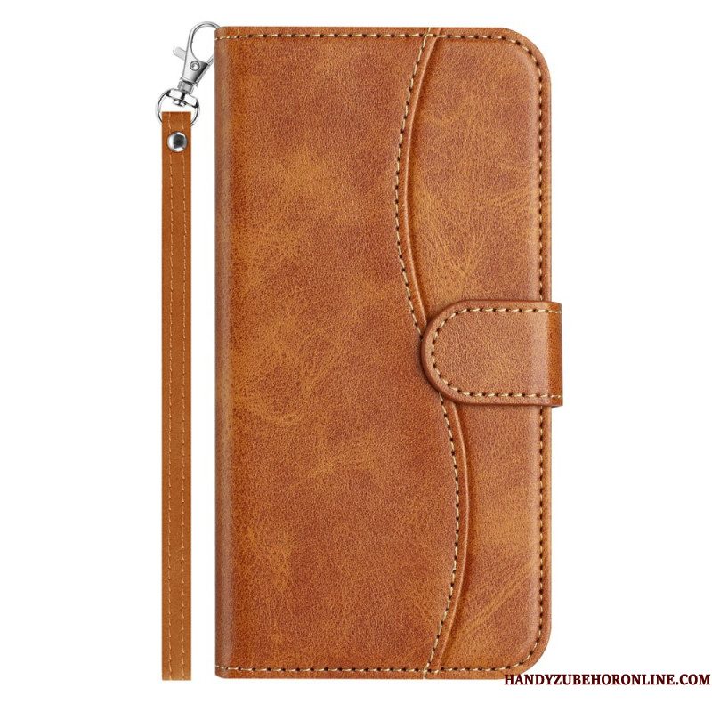 Leren Hoesje iPhone 17 Pro Max S-design Met Koord