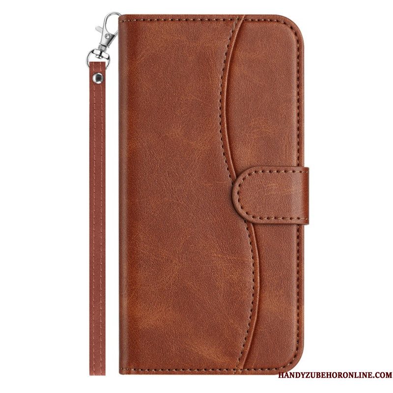 Leren Hoesje iPhone 17 Pro Max S-design Met Koord