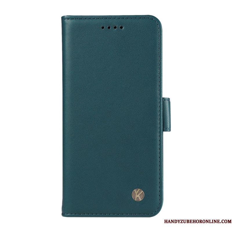 Leren Hoesje iPhone 17 Pro Yikatu Bescherming Hoesje