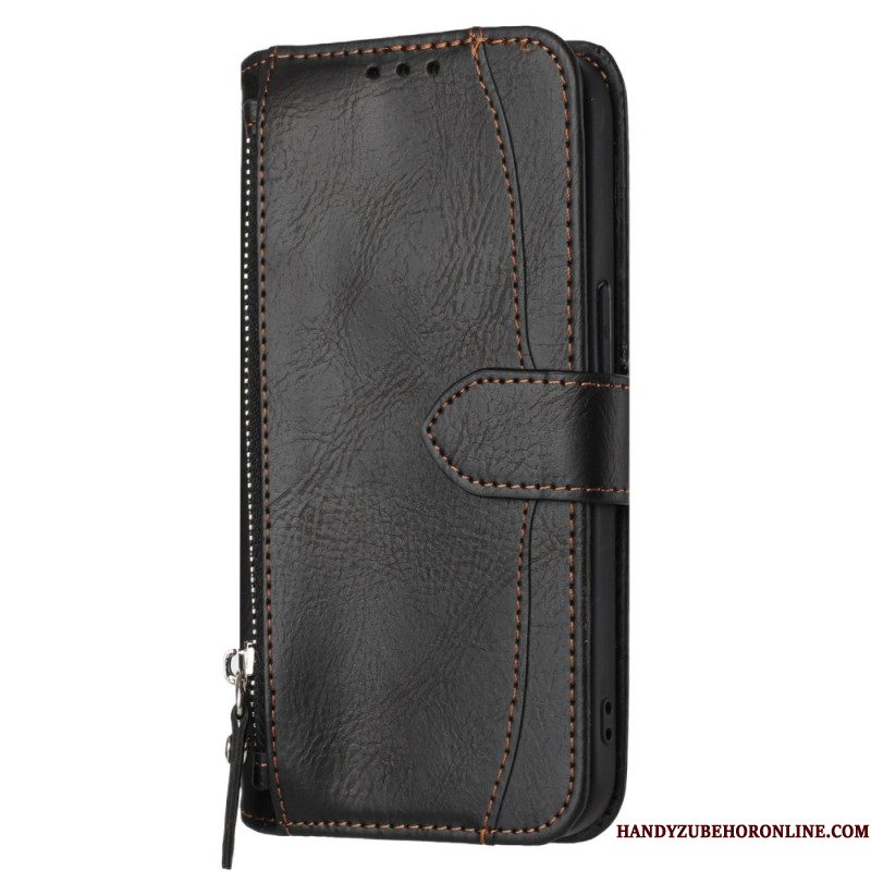 Leren Hoesje iPhone Air Retro Portemonnee