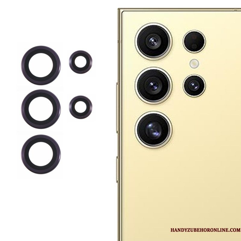 Metalen Lensbeschermer Voor Samsung Galaxy S25 Ultra 5g Gegalvaniseerd En Gehard Glas