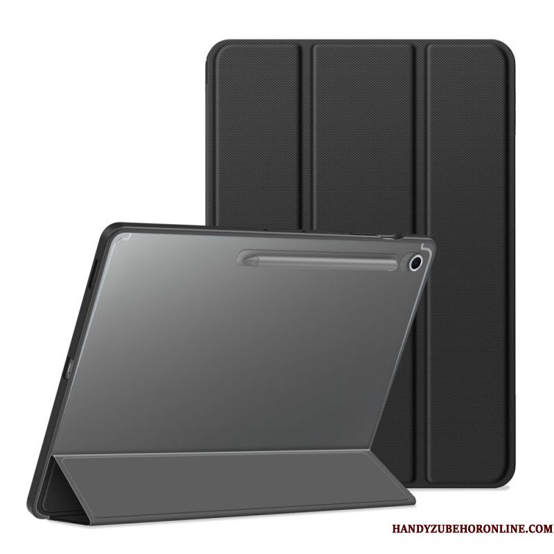 Samsung Galaxy Tab S10 Fe Plus Transparante Achterkant Met Drie Panelen