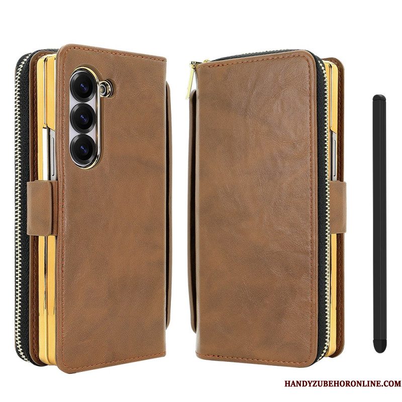Samsung Galaxy Z Fold 7 Etui Met Rits En Riempje