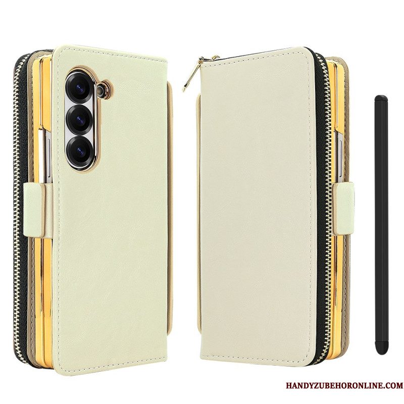 Samsung Galaxy Z Fold 7 Etui Met Rits En Riempje