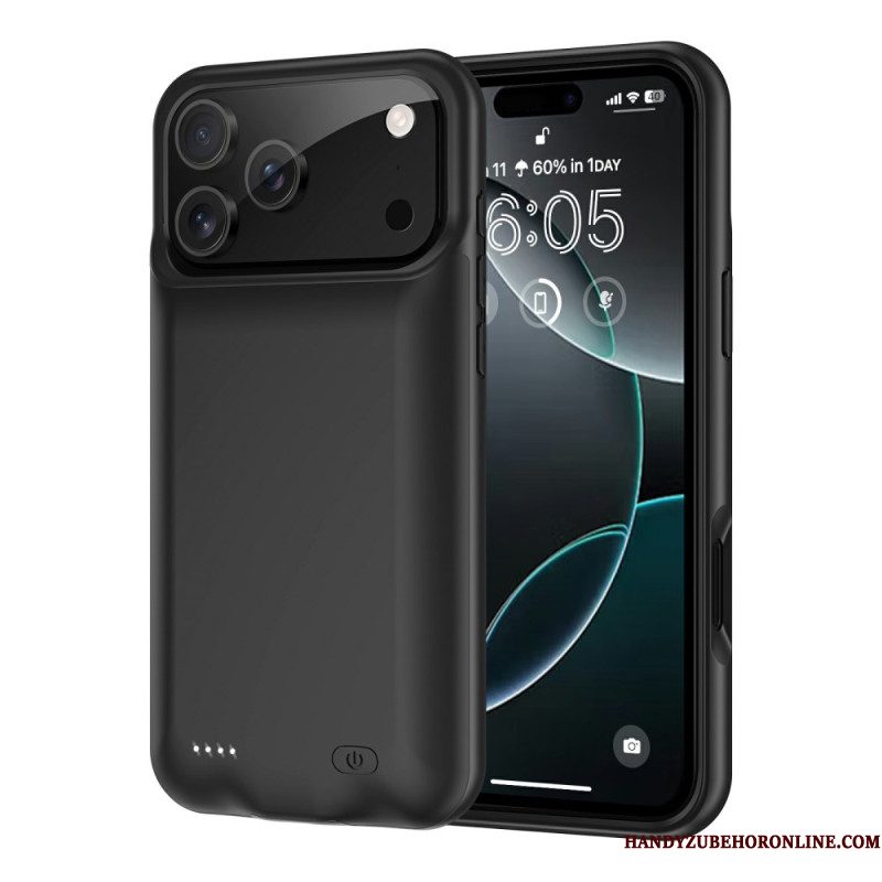 6000mah Powerbank-hoesje Voor iPhone 17 Pro Max Met Versterkte Bescherming