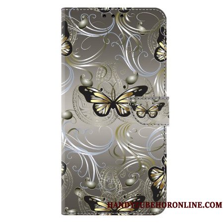 Bescherming Hoesje Samsung Galaxy A17 4g / 5g Kanten Vlinders