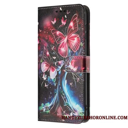 Bescherming Hoesje Samsung Galaxy A17 4g / 5g Vlinderboom