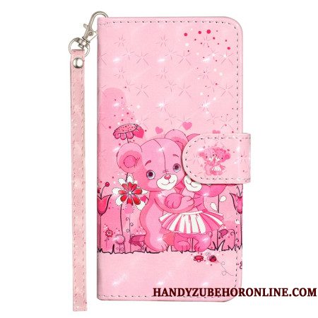 Bescherming Hoesje Samsung Galaxy S25 Fe Berenwelpen Met Koord