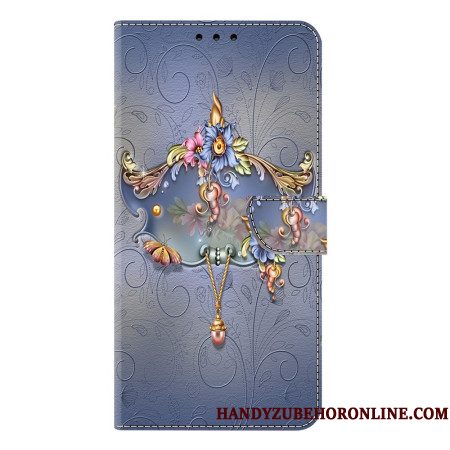 Bescherming Hoesje Samsung Galaxy S25 Plus 5g Gegraveerde Bloemen