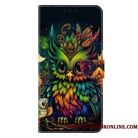 Bescherming Hoesje Samsung Galaxy S25 Plus 5g Kleurrijke Uil