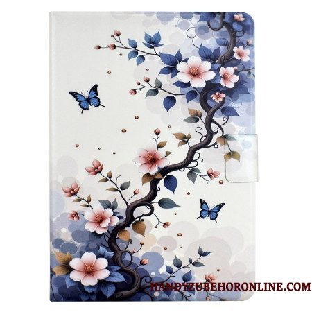 Bescherming Hoesje Samsung Galaxy Tab S11 Bloemen En Vlinders