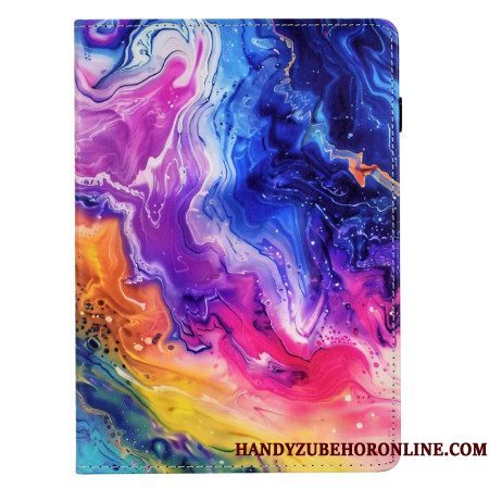 Bescherming Hoesje Samsung Galaxy Tab S11 Gekleurd Marmer