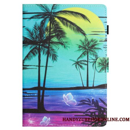 Bescherming Hoesje Samsung Galaxy Tab S11 Kokosbomen