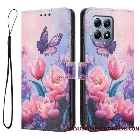 Bescherming Hoesje Xiaomi 15t Roze Tulpen