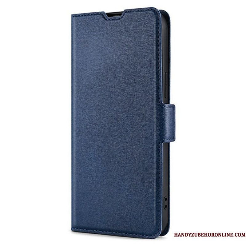 Bescherming Hoesje Xiaomi 17 Dubbele Sluiting Met Leerlook