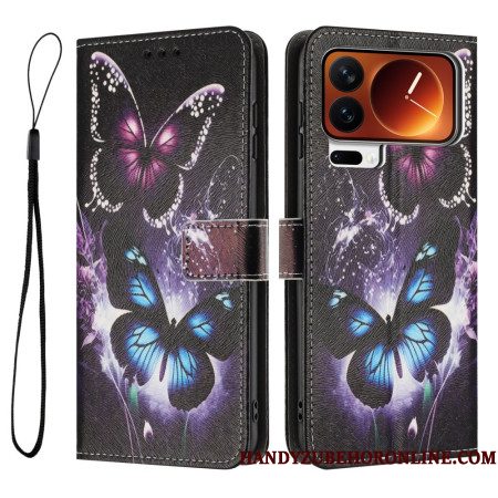 Bescherming Hoesje Xiaomi 17 Pro Twee Vlinders
