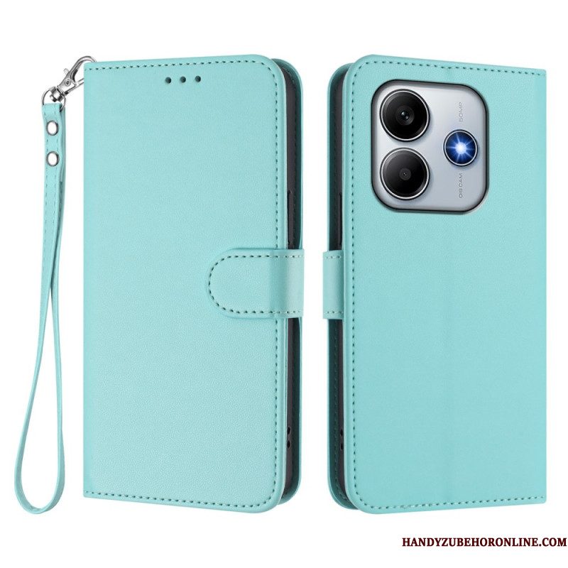 Bescherming Hoesje Xiaomi Redmi Note 14 5g Effen Met Koord
