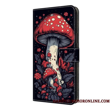 Bescherming Hoesje Xiaomi Redmi Note 14 Pro 4g Rode Paddenstoel