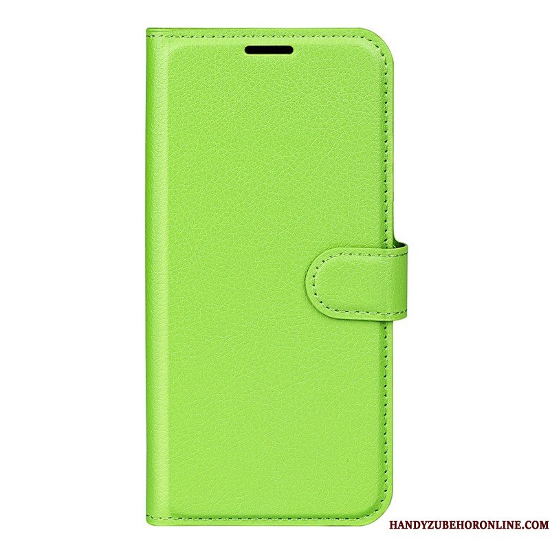 Bescherming Hoesje Xiaomi Redmi Note 14s Klassiek Lychee Kunstleer