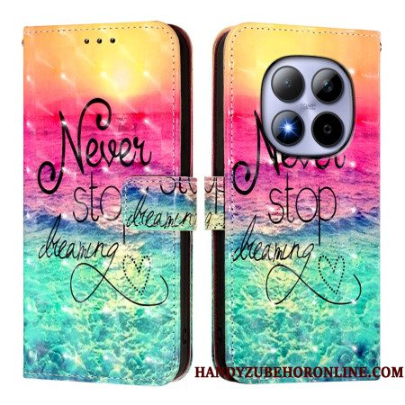 Bescherming Hoesje Xiaomi Redmi Note 15 Pro 5g Never Stop Dreaming