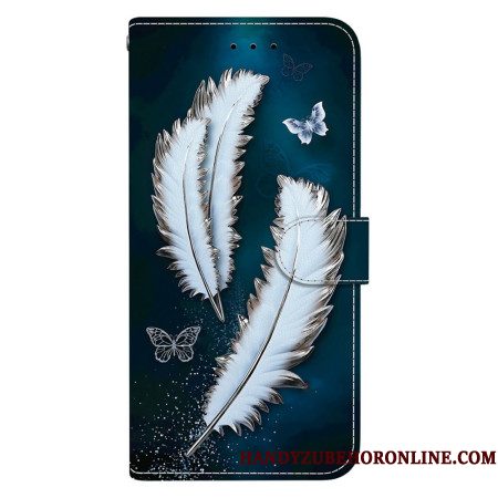 Bescherming Hoesje Xiaomi Redmi Note 15 Pro 5g Witte Veren