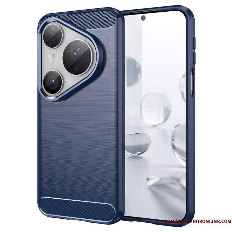 Case Hoesje Huawei Pura 80 Pro Telefoonhoesje Geborsteld Koolstofvezel