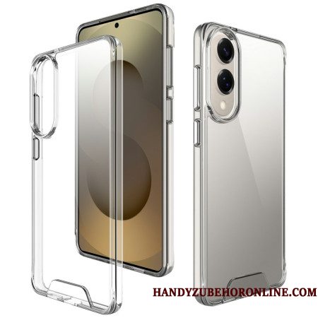 Case Hoesje Samsung Galaxy S25 5g Edge Telefoonhoesje Transparant
