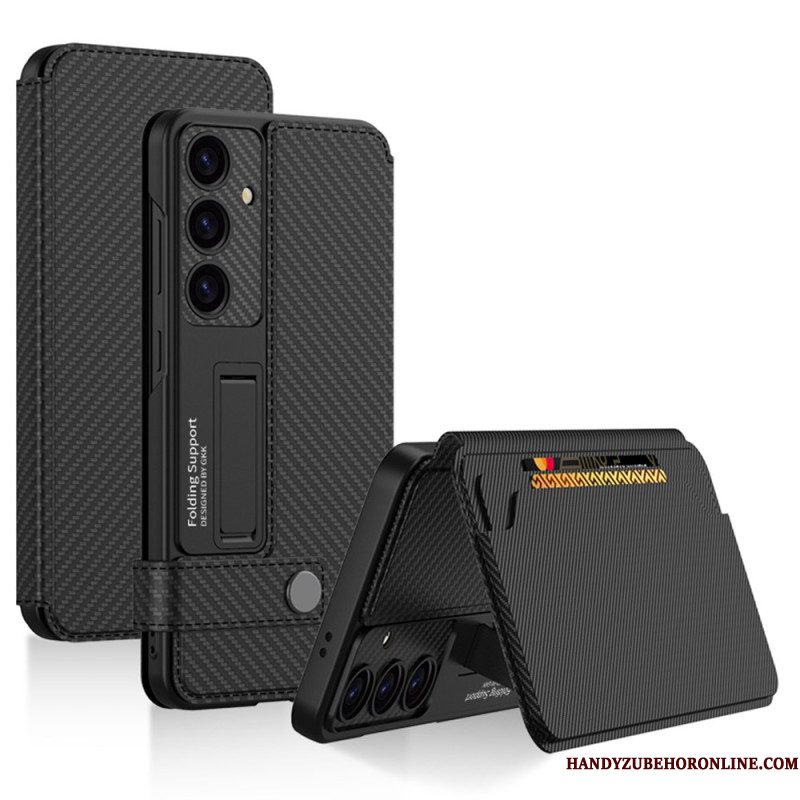 Case Hoesje Samsung Galaxy S25 5g Telefoonhoesje Premium Kaarthouder En Standaard