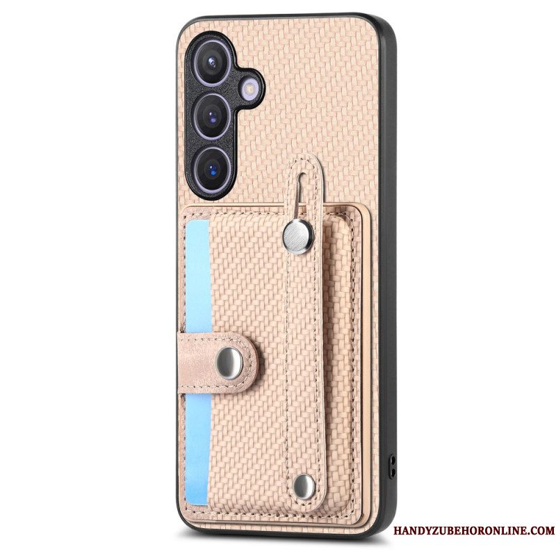 Case Hoesje Samsung Galaxy S25 Plus 5g Telefoonhoesje Bandje En Kaarthouder