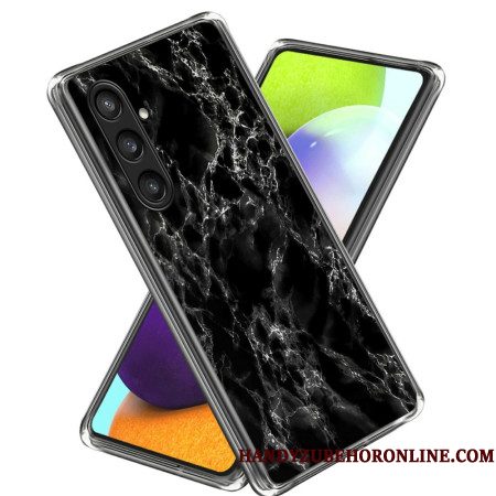 Case Hoesje Samsung Galaxy S25 Ultra 5g Telefoonhoesje Zwart Marmer