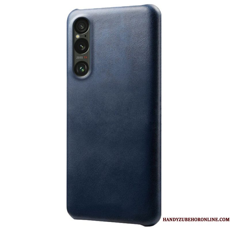 Case Hoesje Sony Xperia 1 Vii Telefoonhoesje Leer Effect