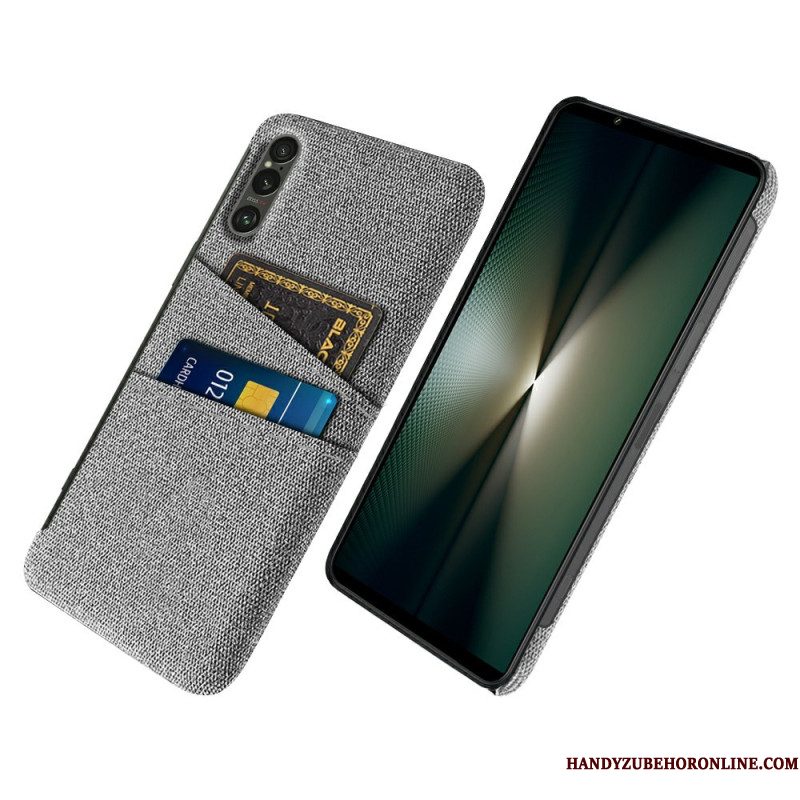 Case Hoesje Sony Xperia 1 Vii Telefoonhoesje Stoffen Kaarthouder