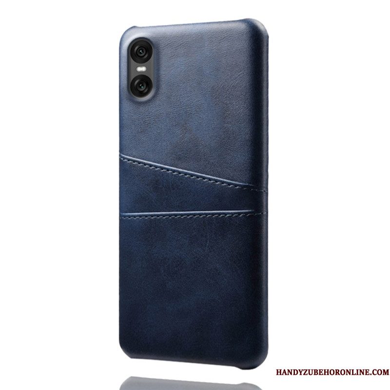 Case Hoesje Sony Xperia 10 Vii Telefoonhoesje Kaarthouder Met Lederlook
