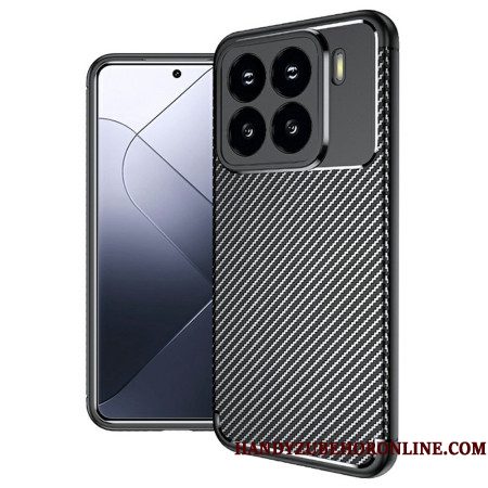 Case Hoesje Xiaomi 15 Telefoonhoesje Koolstofvezeltextuur En Warmteafvoer