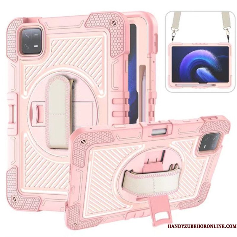 Case Hoesje Xiaomi Pad 6 Pro Telefoonhoesje Ultrasterk Met Schouderriem