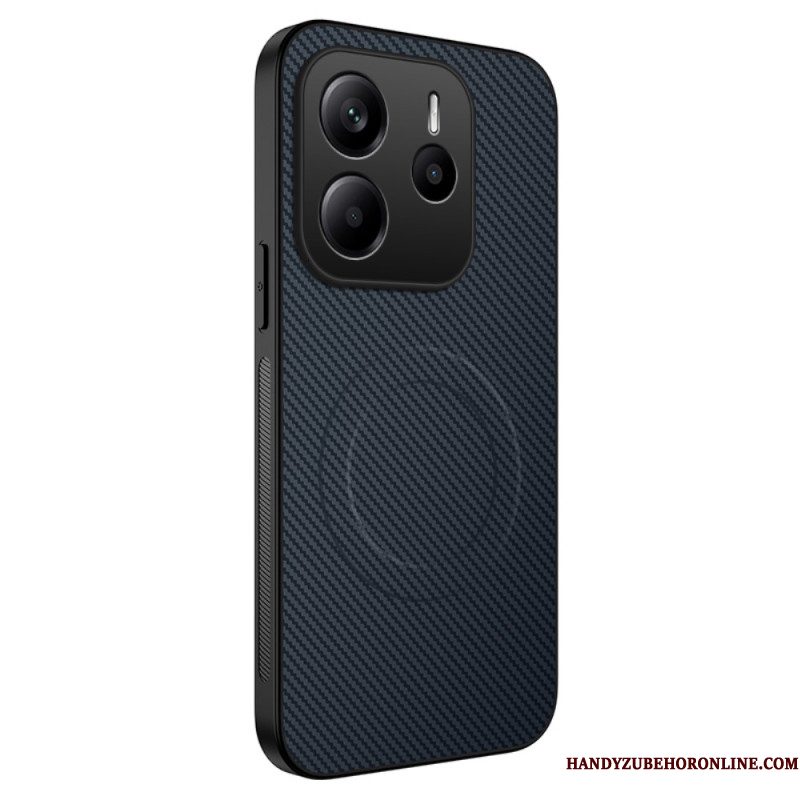 Case Hoesje Xiaomi Redmi Note 14 5g Telefoonhoesje Magsafe Fiber-compatibel Carbon