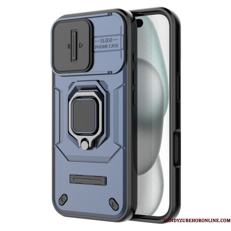 Case Hoesje iPhone 17 Telefoonhoesje Duurzame Ring Met Camera Beschermer