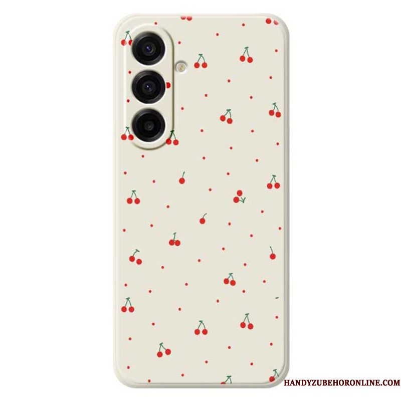 Cover Hoesje Samsung Galaxy A17 4g / 5g Telefoonhoesje Kersen