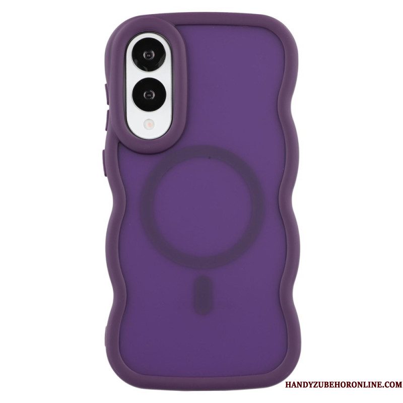Cover Hoesje Samsung Galaxy S25 5g Edge Telefoonhoesje Magsafe-compatibel Ripple