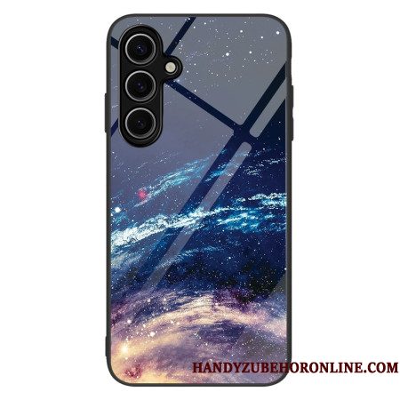 Cover Hoesje Samsung Galaxy S25 5g Telefoonhoesje Melkweg Gehard Glas