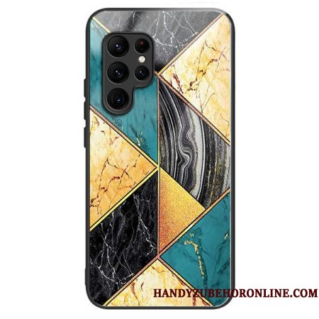 Cover Hoesje Samsung Galaxy S25 Ultra 5g Telefoonhoesje Kleurrijk Marmer