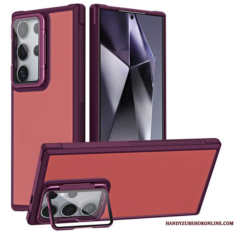Cover Hoesje Samsung Galaxy S25 Ultra 5g Telefoonhoesje Lensbeschermer En Standaard