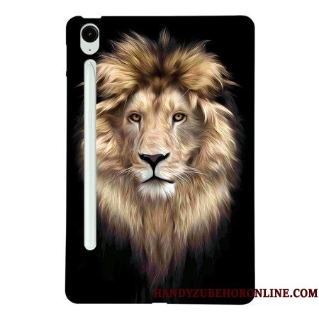Cover Hoesje Samsung Galaxy Tab S10 Fe Plus Telefoonhoesje Leeuwenpatroon