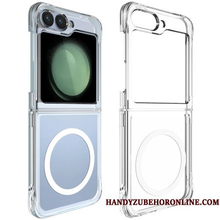Cover Hoesje Samsung Galaxy Z Flip 7 Fe Telefoonhoesje Magnetisch Transparant