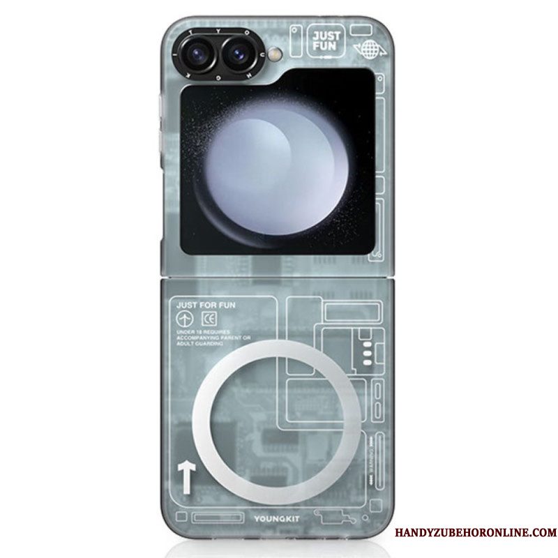 Cover Hoesje Samsung Galaxy Z Flip 7 Fe Telefoonhoesje Youngkit Technologie Serie
