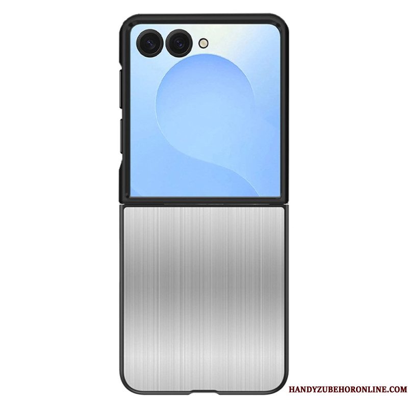 Cover Hoesje Samsung Galaxy Z Flip 7 Telefoonhoesje Roestvrij Staal